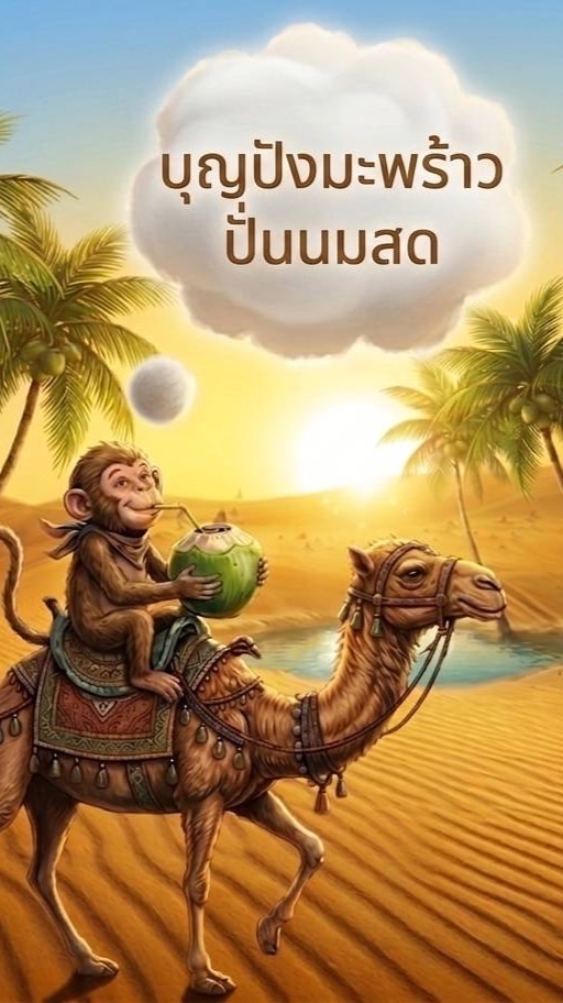 🌴ร้านบุญปัง น้ำมะพร้าวปั่นนมสด🌴