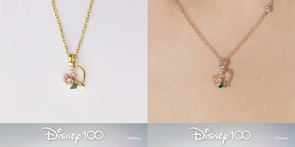 Disney 100th｜V Class®貝兒 ‧ 純銀項鍊