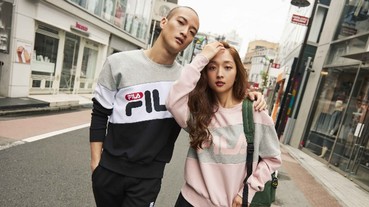 〔214閃光彈〕最「潮」的情侶穿搭！揪男友一起穿 FILA 經典的情侶款式 讓今年的情人節被滿滿的粉色泡泡包圍！