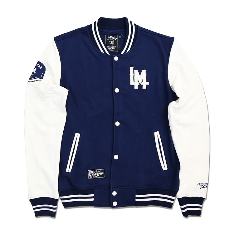 LM棒球外套 - 丈青