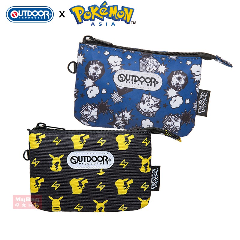 風靡大小朋友的「Pokémon」精靈寶可夢，與人氣後背包品牌「OUTDOOR PRODUCTS」推出一系列吸睛包款！隔層多，收納分類方便品牌：OUTDOOR材質：聚酯纖維尺寸：高 10* 寬 15 *