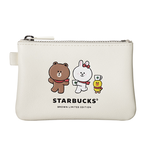 星巴克LINE FRIENDS鑰匙零錢包