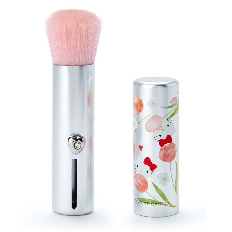 HelloKitty攜帶式腮紅刷-花，刷具/粉撲/彩妝工具/粉底刷/美妝，X射線【C709924】