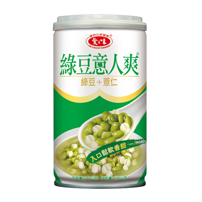 [家速配]愛之味綠豆意人爽340g