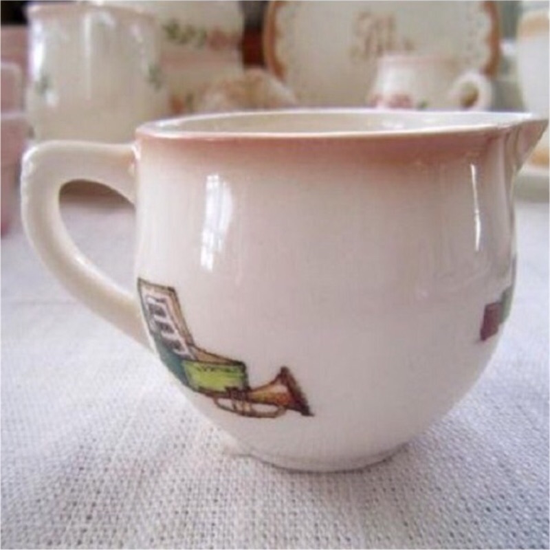 《齊洛瓦鄉村風雜貨》日本zakka雜貨 鄉村手繪風小女孩系列奶罐 奶精罐 糖漿罐下午茶必備用具 咖啡用具