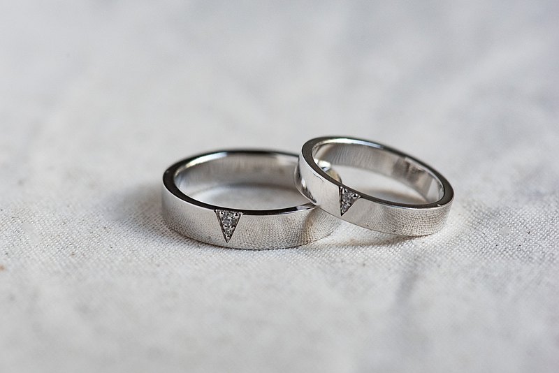 【新品】Miss V 墮入愛河 情侶對戒 • 純銀戒指厚鍍18K金