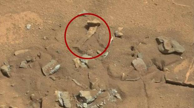  Pemburu UFO Temukan Fosil Tulang Alien di Mars? 