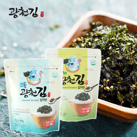 來自韓國KC老字號廣川海苔 韓國傳統味道 酥酥脆脆 可拌飯拌麵 也可以拿來捏飯糰