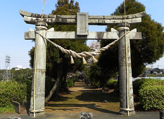 弓削神社 鳥居