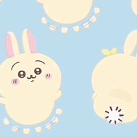 ちいかわのうさぎ押し集まれ〜