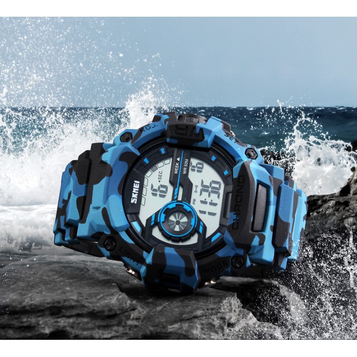 熱血運動防水運動電子錶/手錶(1233)