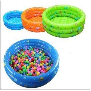 寶貝屋兒童充氣泳池 加厚 游泳池 球池 戲水池 兒童充氣式泳池三環印花充氣泳池 釣魚池 海洋球池 嬰兒戲水池