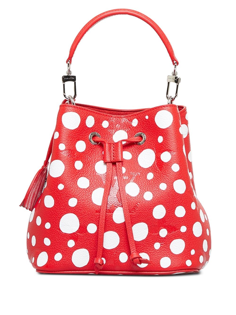 Louis Vuitton - x Yayoi Kusama pre-owned NéoNoé BB bucket bag - women - Leather/Microfibre - One Size - Red