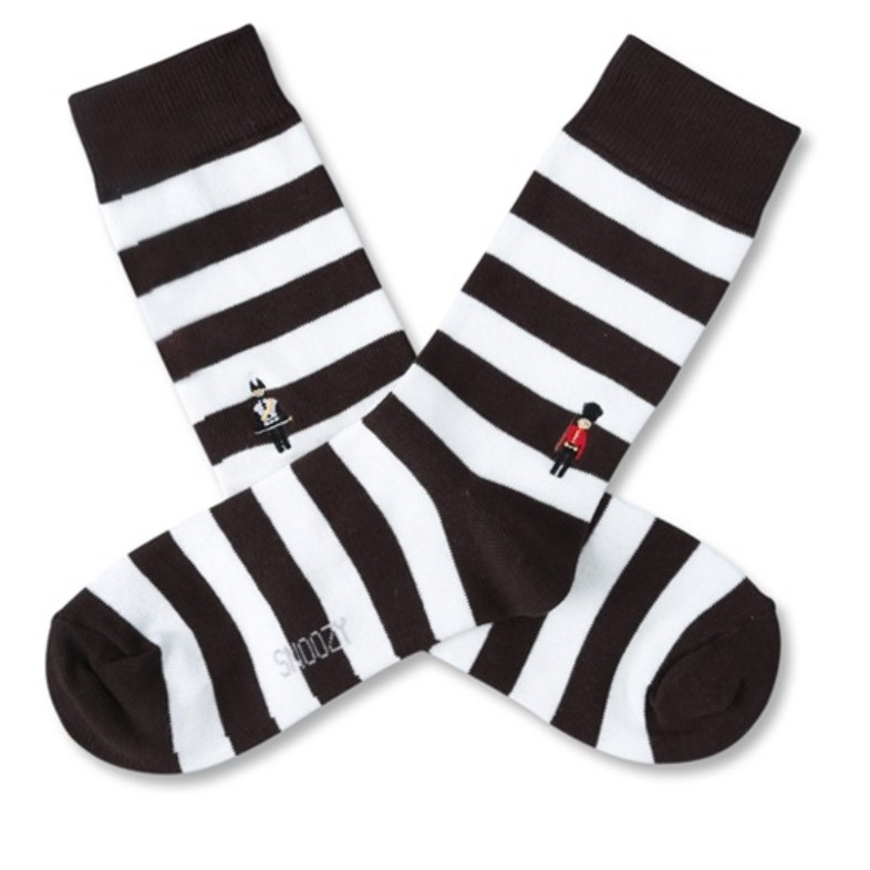 現貨 韓國 SNOOZY 電繡童趣logo襪-皇家士兵