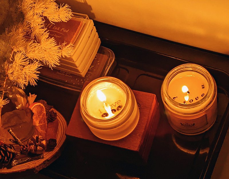 告白香氛蠟燭/訊息蠟燭/可客製文字