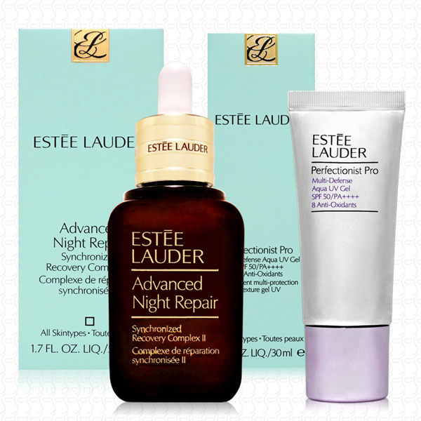 ESTEE LAUDER雅詩蘭黛 特潤超導修護露50ml+防曬超輕感水凝露30ml