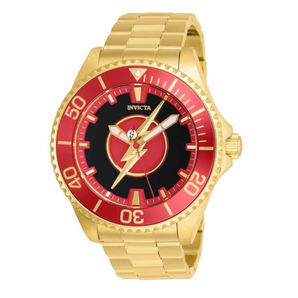 INVICTA 限量聯名款 閃電俠機械錶