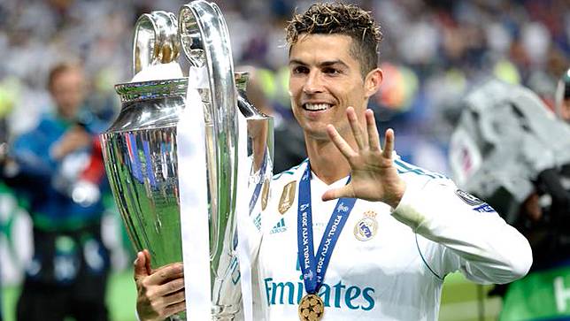 Lima Kali Juara Liga Champions, Cristiano Ronaldo Cetak Rekor Baru