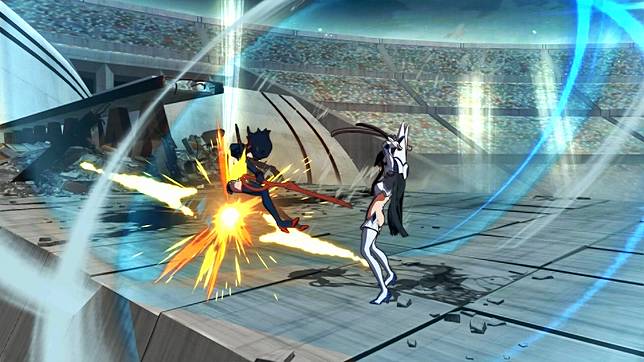 Kill La Kill 斬服少女the Game 公開參戰角色 鬼龍院皐月 二刀流 纏流子 二刀流 最新情報畫面 遊戲基地 Line Today