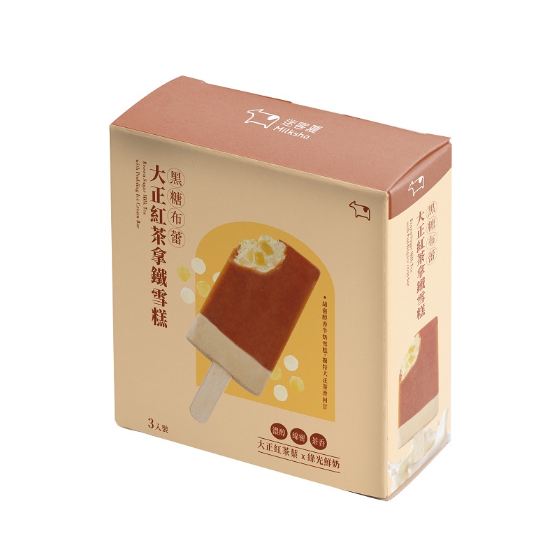 迷客夏黑糖布蕾大正紅茶拿鐵雪糕