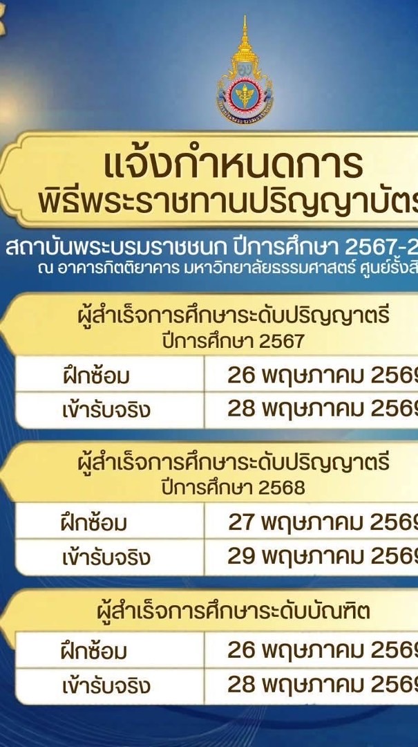 บัณฑิตป.ตรีวทก.สำเร็จการศึกษา2567และ2568