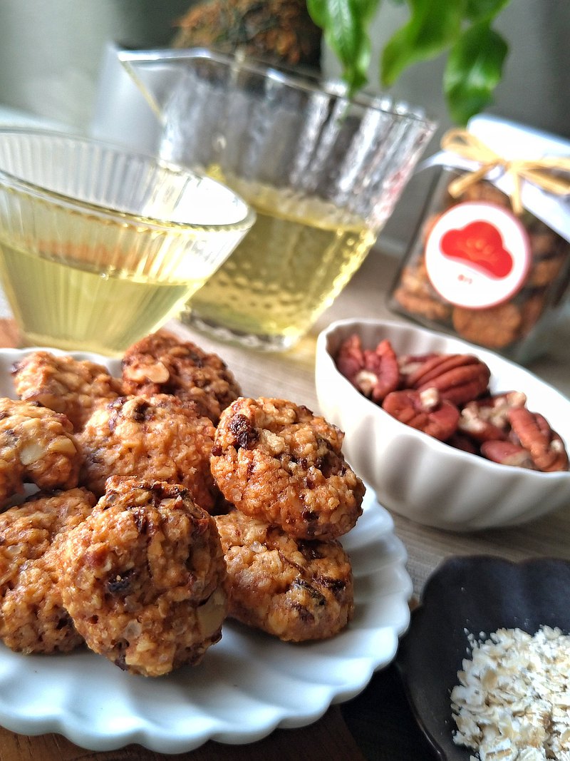 【椿月】金黃楓糖燕麥餅 I 手作茶菓系列