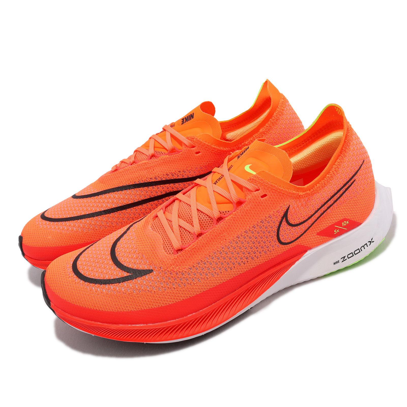 [ACS] Nike 競速跑鞋ZoomX Streakfly 男鞋橘黑薄底輕量慢跑鞋馬拉松 