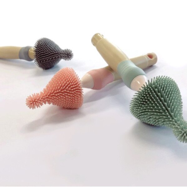 【韓國BlueMama】鉑金矽膠奶嘴刷(3色)