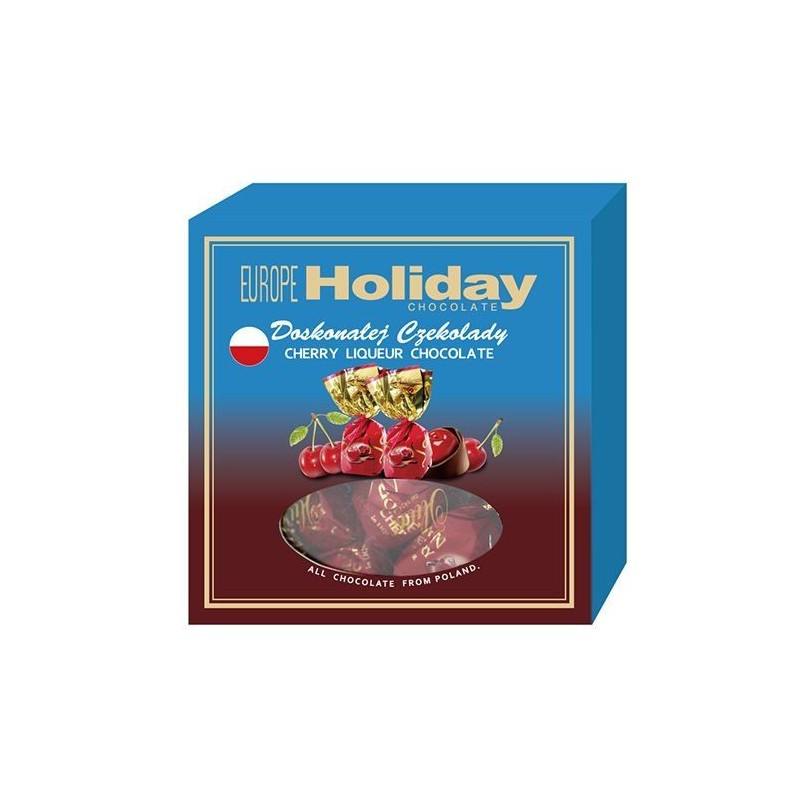 歐洲假期華麗櫻桃酒心巧克力禮盒110g 蝦皮24h