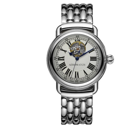 AEROWATCH創始於1910年，至今已有百年的工藝歷史，從具備 C.O.S.C. 瑞士天文台認證的高精準錶款、經典的個性腕錶設計、美侖美奐的機芯打磨與拋光，加上品牌百餘年的歷史與人文，AEROWA