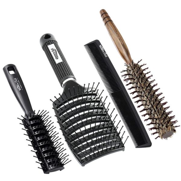 套裝梳子男士專用吹頭發型定型神器油頭背頭蓬松造型排骨梳卷發梳yoki