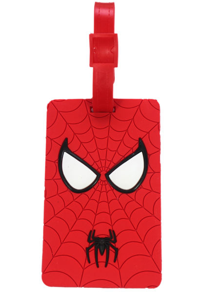 【卡漫城】 蜘蛛人 行李吊牌 方形 名牌套 行李箱 書包 識別 姓名 掛牌 吊飾 Spiderman 蜘蛛俠 漫威