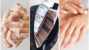 每天勤洗手噴酒精，但別忘了也要隨時補擦護手霜保護手部不乾癢