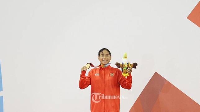 Perenang andalan Indonesia, Syuci Indriani, menyabet medali emas Asian Para Games 2018 dari cabor para-renang nomor 100 meter gaya dada putri SB14. Medali ini merupakan emas keempat bagi kontingen Indonesia.    Artikel ini telah tayang di Tribunnews.com dengan judul Fakta-fakta Syuci Indriani, Penyumbang 4 Medali untuk Indonesia di Asian Para Games 2018, http://www.tribunnews.com/section/2018/10/13/fakta-fakta-syuci-indriani-penyumbang-4-medali-untuk-indonesia-di-asian-para-games-2018?page=all. Penulis: sri juliati  Editor: Siti Nurjannah WulandariSUPER BALL/SUPER BALLl/Feri Setiawan   Artikel ini telah tayang di Tribunnews.com dengan judul Fakta-fakta Syuci Indriani, Penyumbang 4 Medali untuk Indonesia di Asian Para Games 2018, http://www.tribunnews.com/section/2018/10/13/fakta-fakta-syuci-indriani-penyumbang-4-medali-untuk-indonesia-di-asian-para-games-2018?page=all. Penulis: sri juliati  Editor: Siti Nurjannah Wulandari