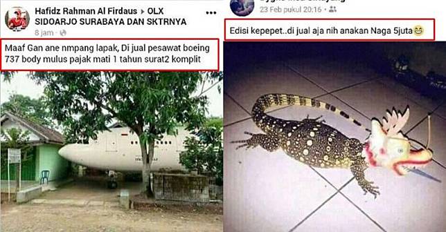 Tak masuk akal, 10 barang dijual online ini bikin ngakak geleng kepala