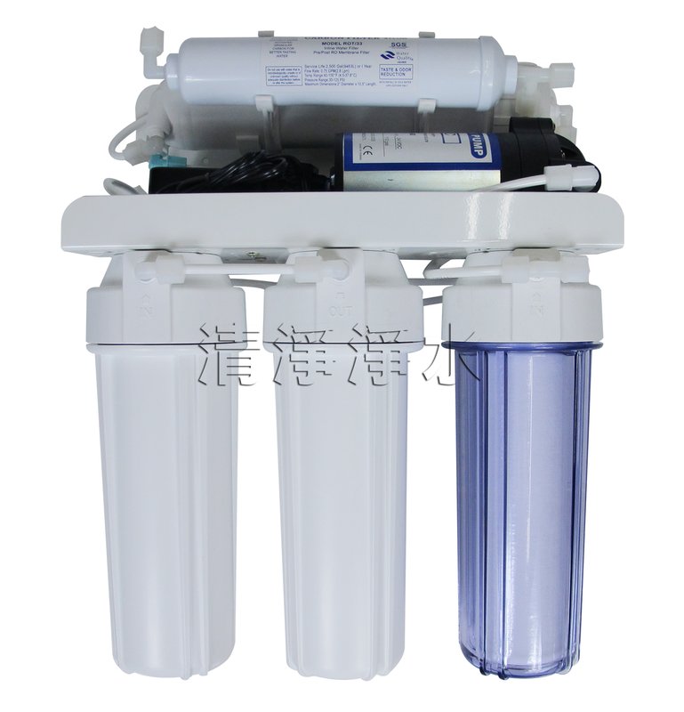 CCW-2220四面閥型RO逆滲透純水機淨水器過濾器 (更換NSF認證無鉛陶瓷鵝頸+紙本安裝書)2610元