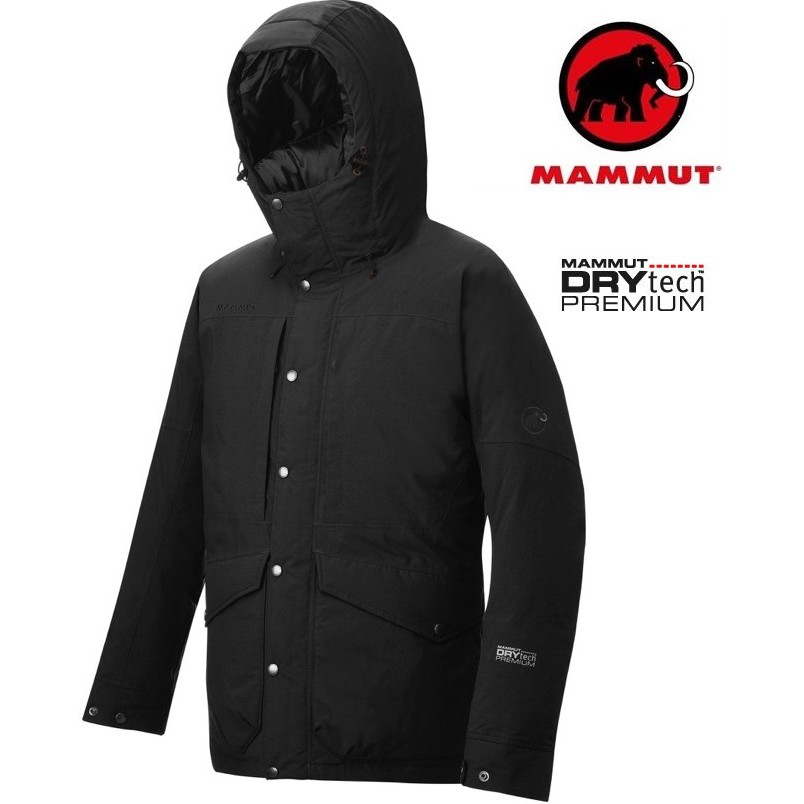 Mammut 長毛象 防水羽絨大衣/防水羽絨外套/雪衣/保暖外套 男款 1010-22950 日版 0001黑