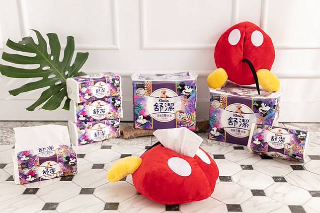 舒潔米奇衛生紙套 限量2萬個超可愛的米奇屁屁衛生紙套 加碼舒潔三層衛生紙也都換成米奇 米妮包裝 Beauty美人圈