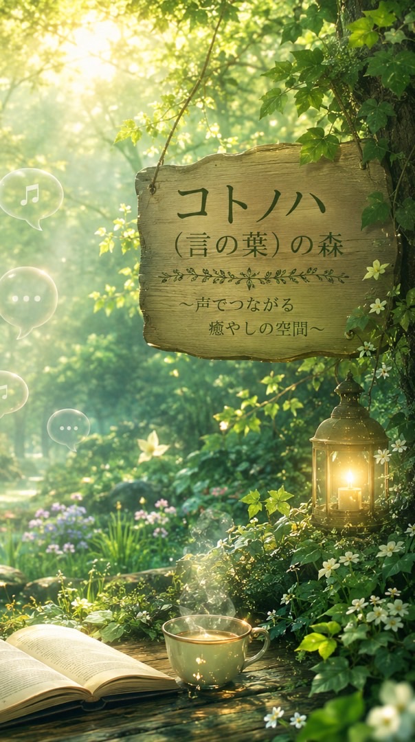 コトノハ（言の葉）の森 〜声でつながる癒やしの空間〜🎄