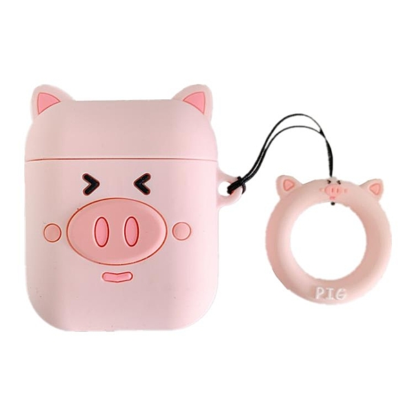 小豬airpods保護套可愛airpods保護殼ins潮牌女款蘋果藍牙耳機盒