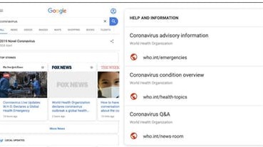 跟隨 WHO 腳步 Google 搜尋正式將武漢肺炎列為「SOS 警報」