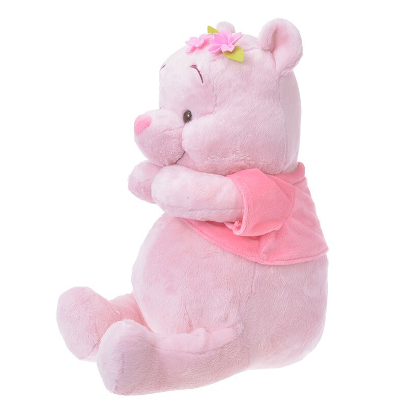 【迪士尼限定櫻花維尼L號坐姿娃娃】迪士尼 小熊維尼 pooh 櫻花 坐姿娃娃 絨毛娃娃 布偶 L號坐姿 日本限定
