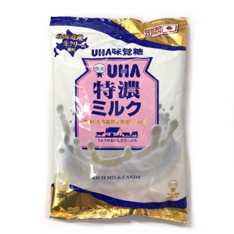 UHA味覺糖 北海道特濃大袋牛奶糖 220g