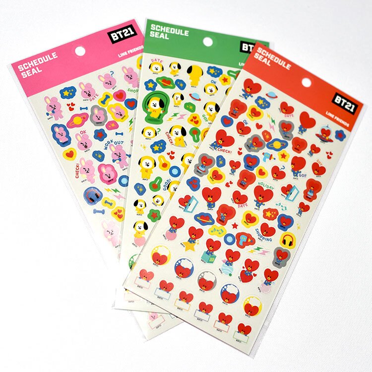 BT21 Line Friends 手帳貼紙 日本限定 日本製 官方正版 現貨