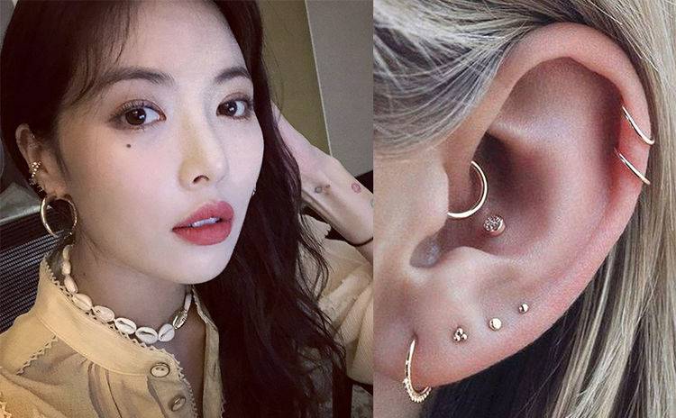 這個耳洞位置比紋身更痛 率先知3個2020穿耳潮流 穿耳發炎護理方法 Cosmopolitan Hk Line Today