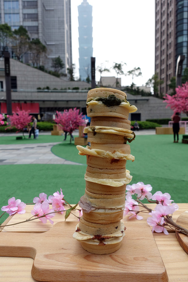信義區車輪餅-青畑九號豆製所台北快閃店，新竹超人氣浮誇系車輪餅台北信義區03/01-04/22人氣口味和獨家口味統一時代百貨期間限定，台北好吃車輪餅