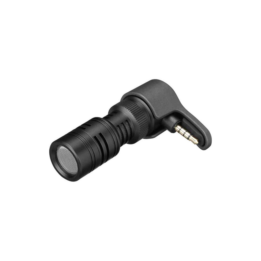 【Saramonic 楓笛】智慧型手機麥克風 SmartMic+■ 廣播級指向性麥克風■ 適用3.5mm TRRS耳機接頭支援各式行動裝置■ 超輕巧設計，靈活耐用，可固定在行動裝置上■ 3.5mm耳機