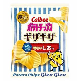 カルビー ポテトチップス ギザギザ 味わいしお味 60g