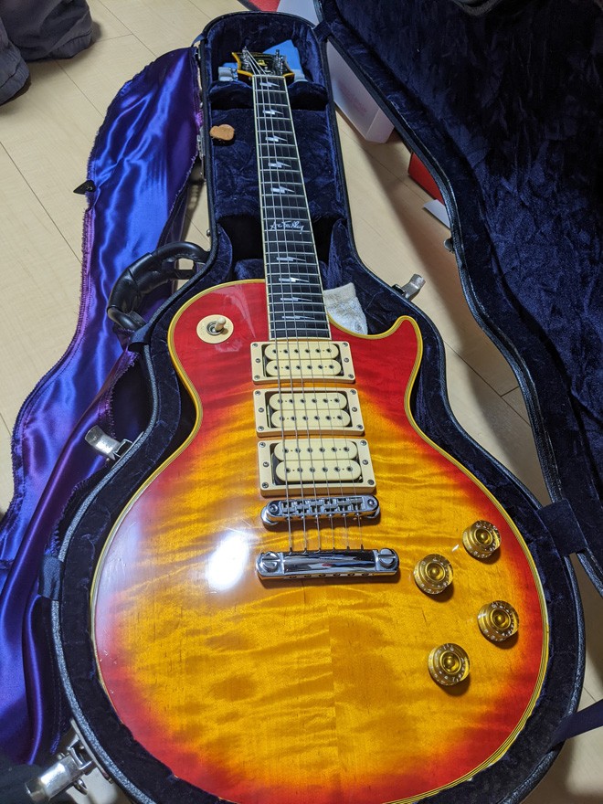 Grote レスポール 渦 キッス エース・フレーリー モデル似【整備品】