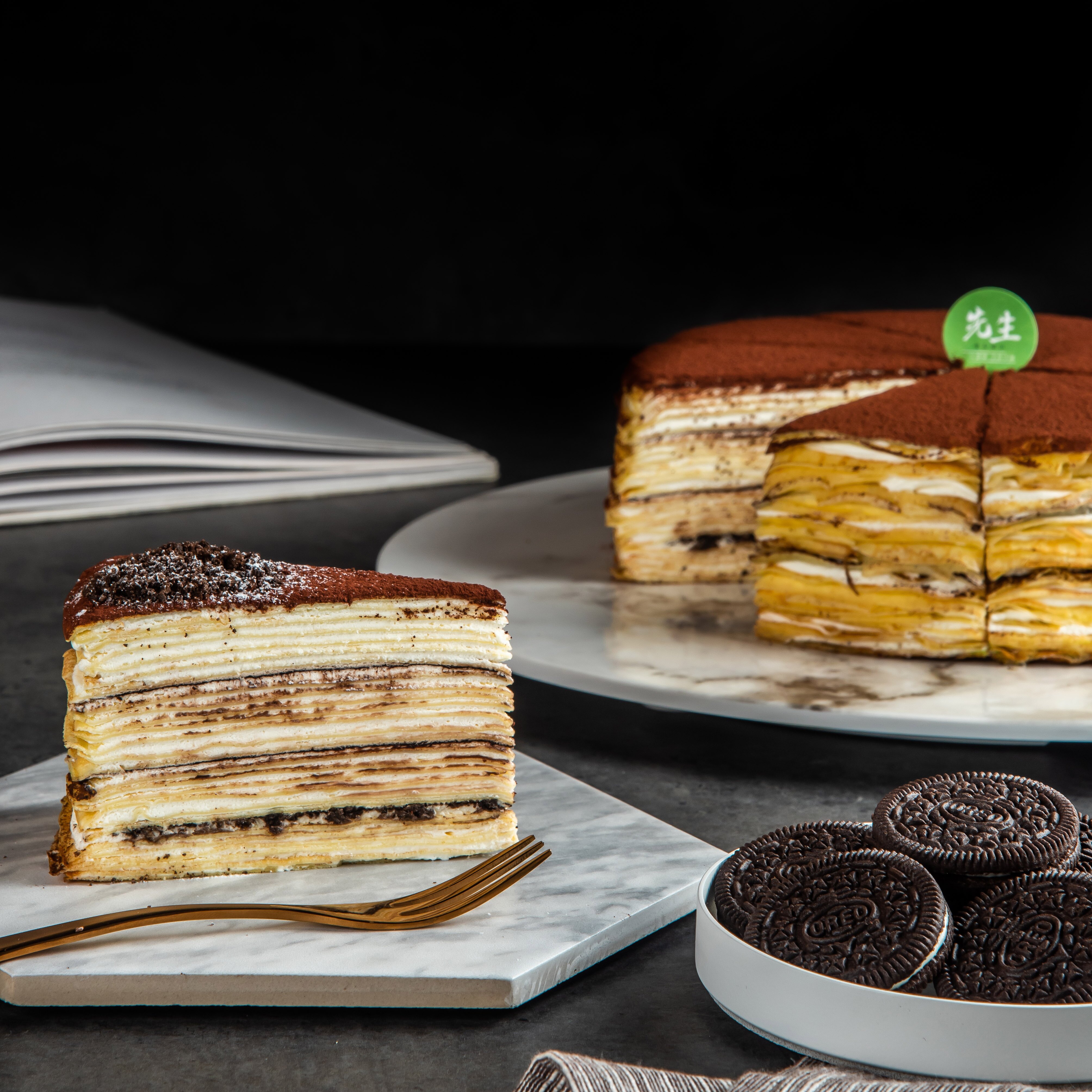 提拉米蘇 千層蛋糕 經典口味【Sensei先生千層】8吋